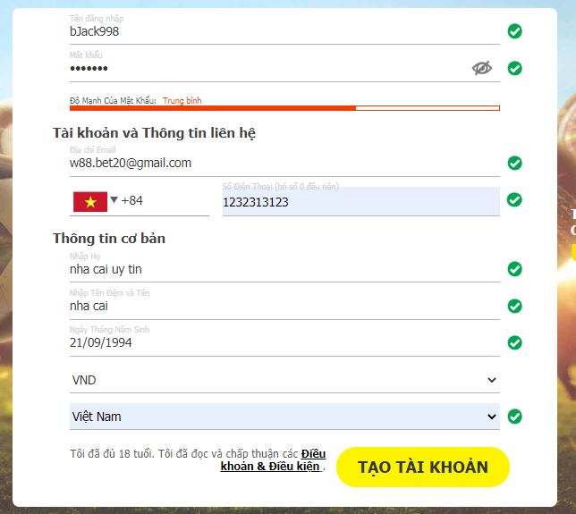 đăng ký dafabet